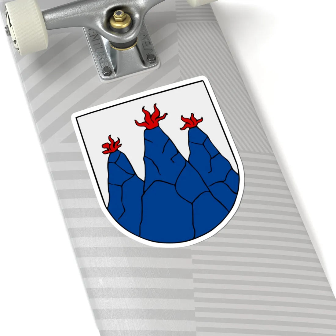 Västmanland coat of arms (Sweden) (Coat of Arms) STICKER Vinyl Kiss-Cut Decal - The Sticker Space