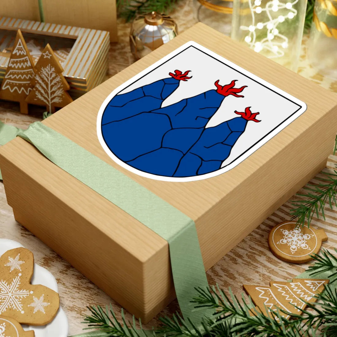 Västmanland coat of arms (Sweden) (Coat of Arms) STICKER Vinyl Kiss-Cut Decal - The Sticker Space