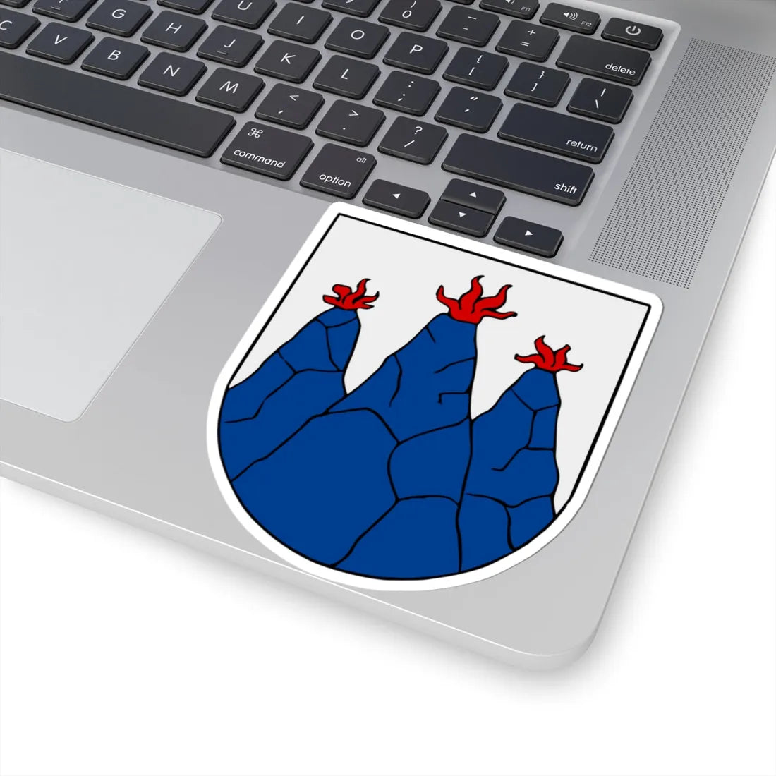 Västmanland coat of arms (Sweden) (Coat of Arms) STICKER Vinyl Kiss-Cut Decal - The Sticker Space