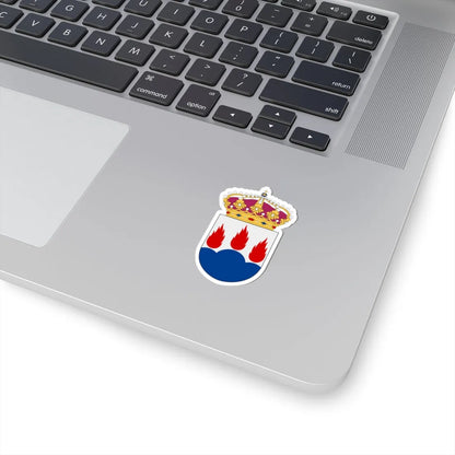 Västmanland vapen med kunglig krona (Sweden) (Coat of Arms) STICKER Vinyl Kiss-Cut Decal - The Sticker Space