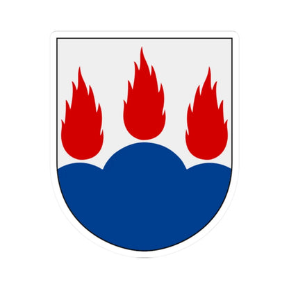 Västmanland vapen (Sweden) (Coat of Arms) STICKER Vinyl Kiss-Cut Decal 2 Inch White - The Sticker Space