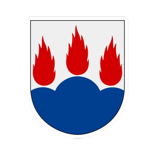 Västmanland vapen (Sweden) (Coat of Arms) STICKER Vinyl Kiss-Cut Decal 2 Inch White - The Sticker Space