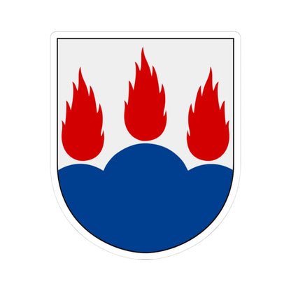 Västmanland vapen (Sweden) (Coat of Arms) STICKER Vinyl Kiss-Cut Decal 3 Inch White - The Sticker Space