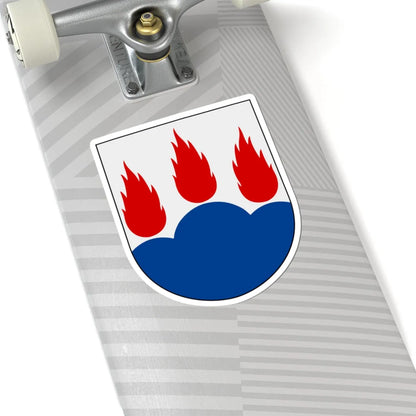 Västmanland vapen (Sweden) (Coat of Arms) STICKER Vinyl Kiss-Cut Decal - The Sticker Space