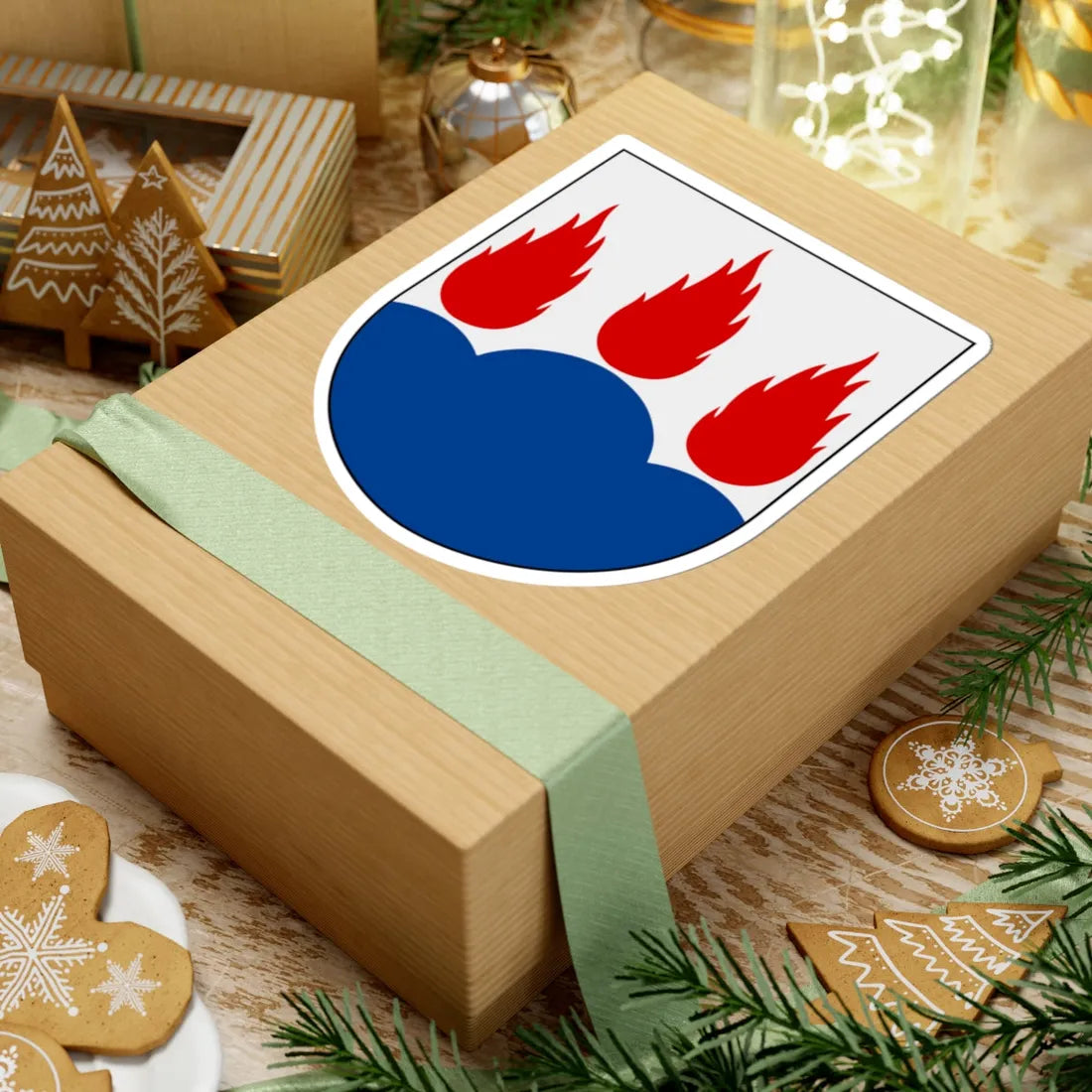 Västmanland vapen (Sweden) (Coat of Arms) STICKER Vinyl Kiss-Cut Decal - The Sticker Space