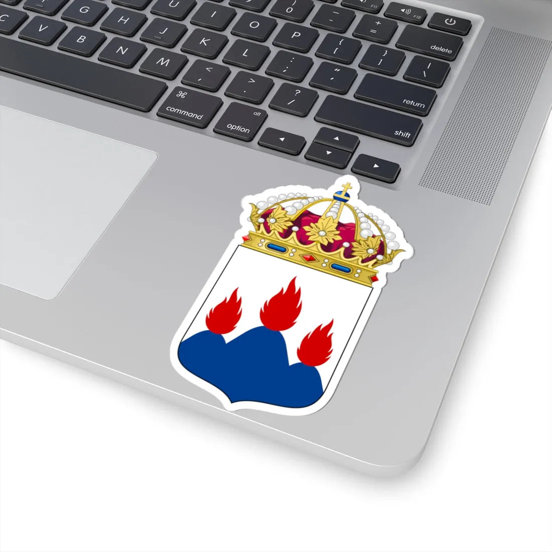 Västmanlands läns vapen (Sweden) (Coat of Arms) STICKER Vinyl Kiss-Cut Decal - The Sticker Space