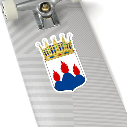 Västmanlands vapen crowned (Sweden) (Coat of Arms) STICKER Vinyl Kiss-Cut Decal - The Sticker Space