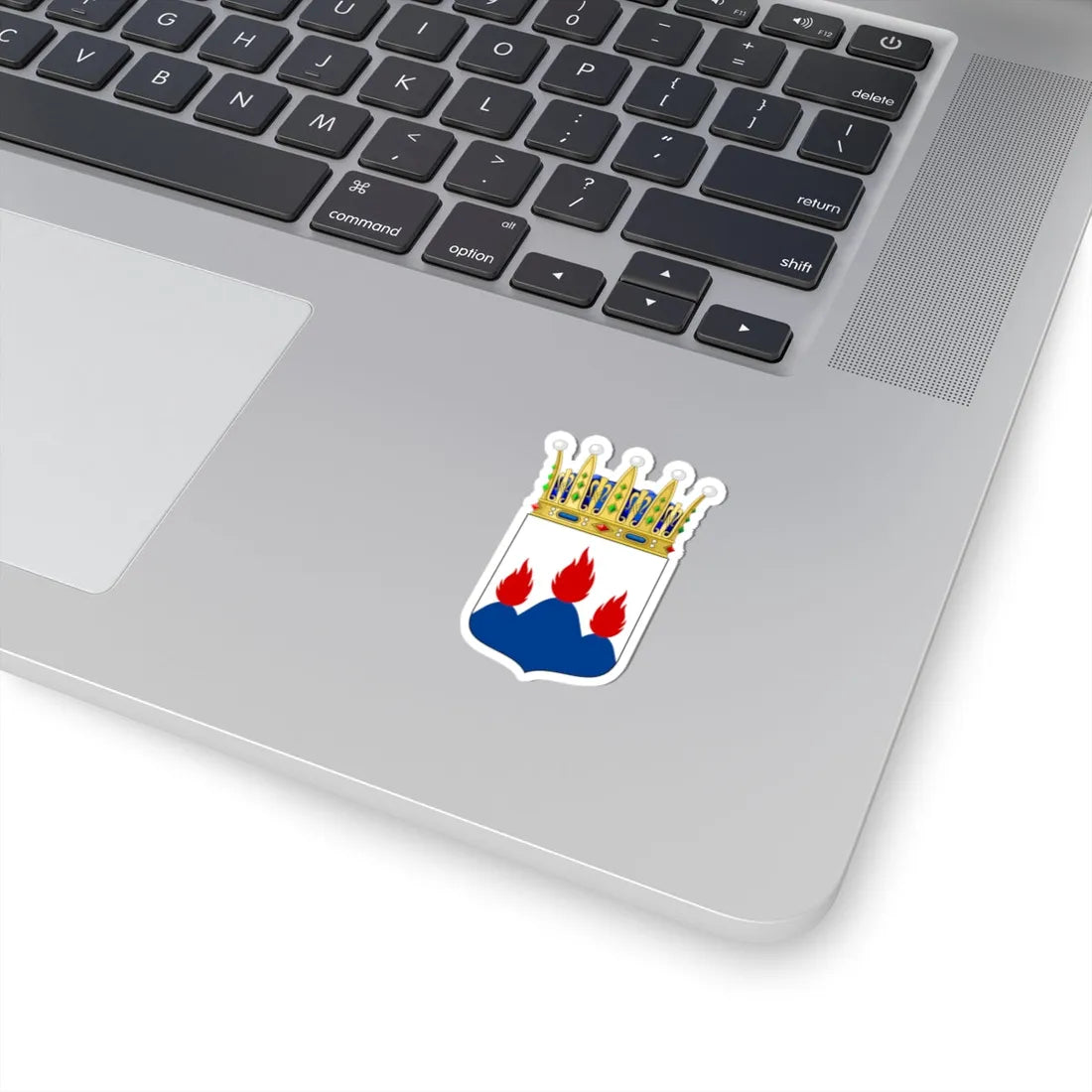 Västmanlands vapen crowned (Sweden) (Coat of Arms) STICKER Vinyl Kiss-Cut Decal - The Sticker Space