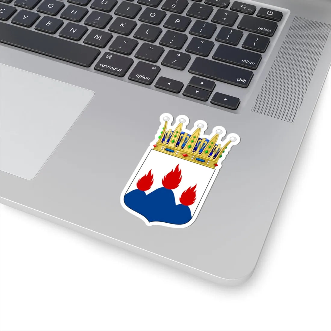 Västmanlands vapen crowned (Sweden) (Coat of Arms) STICKER Vinyl Kiss-Cut Decal - The Sticker Space