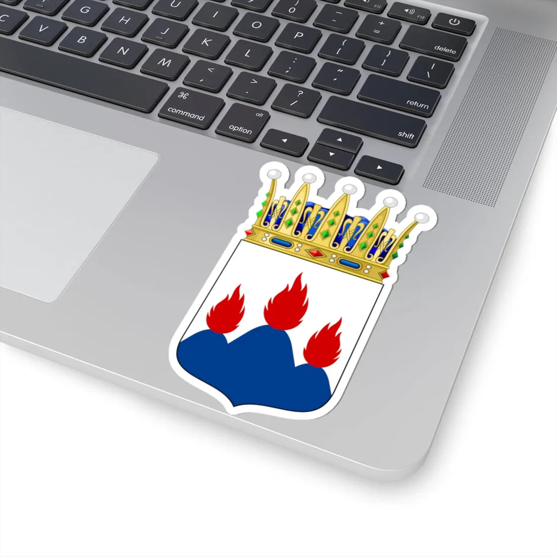Västmanlands vapen crowned (Sweden) (Coat of Arms) STICKER Vinyl Kiss-Cut Decal - The Sticker Space