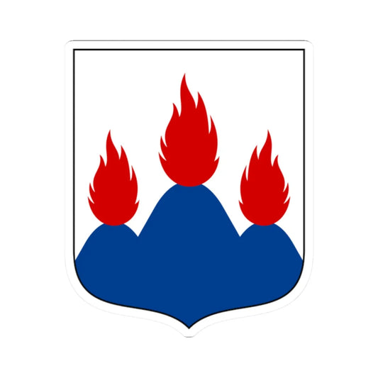 Västmanlands vapen (Sweden) (Coat of Arms) STICKER Vinyl Kiss-Cut Decal 2 Inch White - The Sticker Space