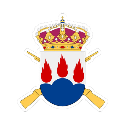 Västmanlandsgruppen vapen (Sweden) (Coat of Arms) STICKER Vinyl Kiss-Cut Decal 3 Inch White - The Sticker Space