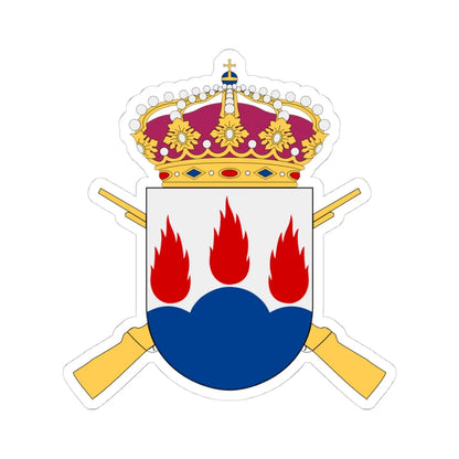 Västmanlandsgruppen vapen (Sweden) (Coat of Arms) STICKER Vinyl Kiss-Cut Decal 4 Inch White - The Sticker Space