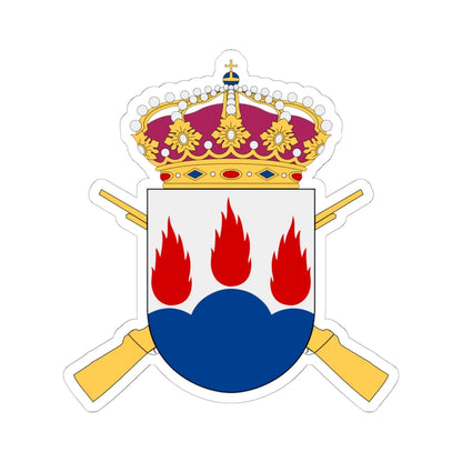 Västmanlandsgruppen vapen (Sweden) (Coat of Arms) STICKER Vinyl Kiss-Cut Decal 6 Inch White - The Sticker Space