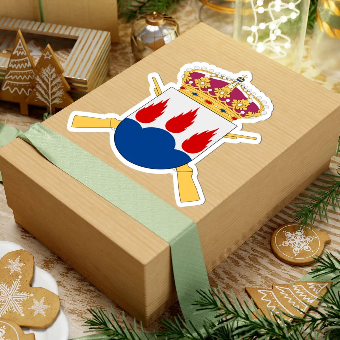 Västmanlandsgruppen vapen (Sweden) (Coat of Arms) STICKER Vinyl Kiss-Cut Decal - The Sticker Space