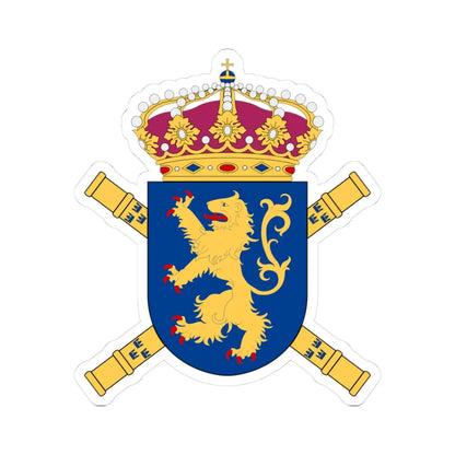 Västra arméfördelningen vapen (Sweden) (Coat of Arms) STICKER Vinyl Kiss-Cut Decal 3 Inch White - The Sticker Space