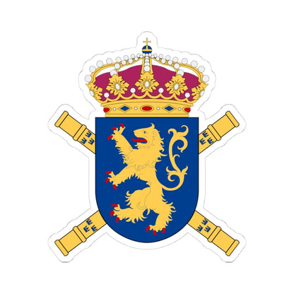 Västra arméfördelningen vapen (Sweden) (Coat of Arms) STICKER Vinyl Kiss-Cut Decal 4 Inch White - The Sticker Space