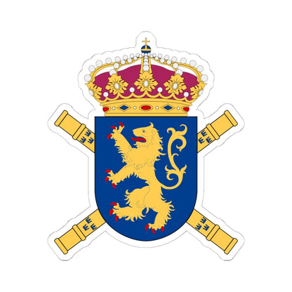 Västra arméfördelningen vapen (Sweden) (Coat of Arms) STICKER Vinyl Kiss-Cut Decal 6 Inch White - The Sticker Space