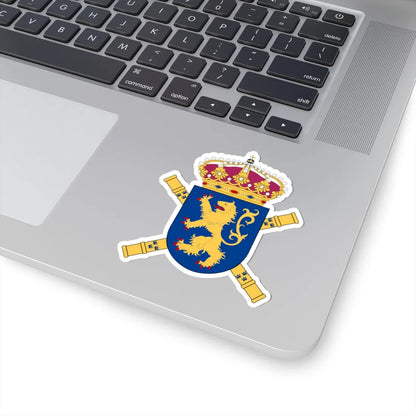 Västra arméfördelningen vapen (Sweden) (Coat of Arms) STICKER Vinyl Kiss-Cut Decal - The Sticker Space