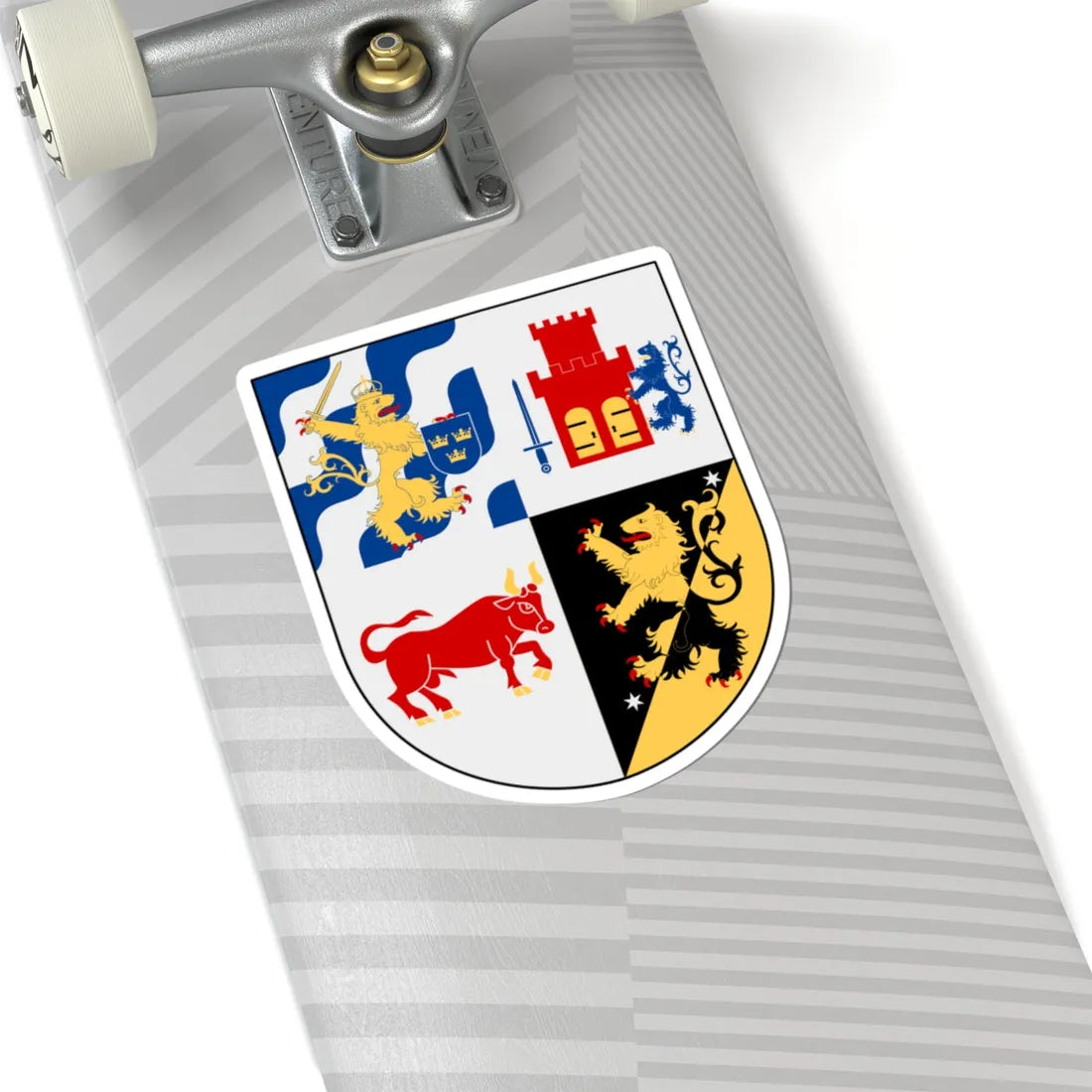 Västra Götaland vapen (Sweden) (Coat of Arms) STICKER Vinyl Kiss-Cut Decal - The Sticker Space