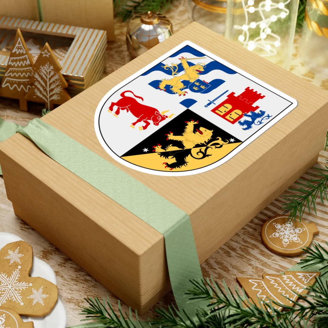 Västra Götaland vapen (Sweden) (Coat of Arms) STICKER Vinyl Kiss-Cut Decal - The Sticker Space