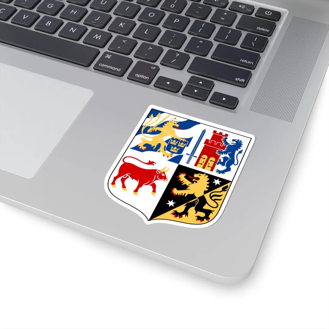 Västra Götalands läns vapen (Sweden) (Coat of Arms) STICKER Vinyl Kiss-Cut Decal - The Sticker Space