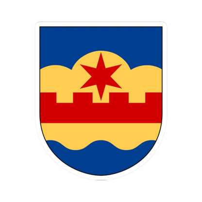 Västra Tollstad församling vapen (Sweden) (Coat of Arms) STICKER Vinyl Kiss-Cut Decal 2 Inch White - The Sticker Space