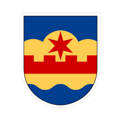 Västra Tollstad församling vapen (Sweden) (Coat of Arms) STICKER Vinyl Kiss-Cut Decal 3 Inch White - The Sticker Space