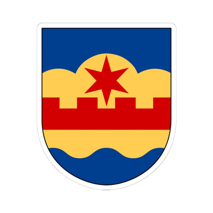 Västra Tollstad församling vapen (Sweden) (Coat of Arms) STICKER Vinyl Kiss-Cut Decal 4 Inch White - The Sticker Space