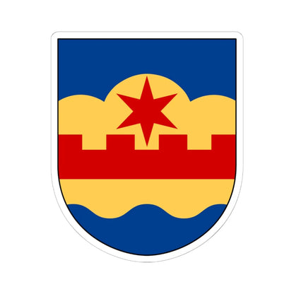 Västra Tollstad församling vapen (Sweden) (Coat of Arms) STICKER Vinyl Kiss-Cut Decal 6 Inch White - The Sticker Space