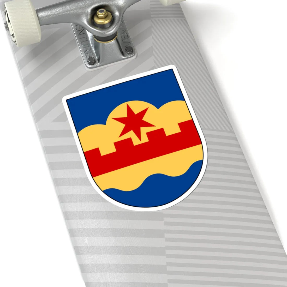 Västra Tollstad församling vapen (Sweden) (Coat of Arms) STICKER Vinyl Kiss-Cut Decal - The Sticker Space
