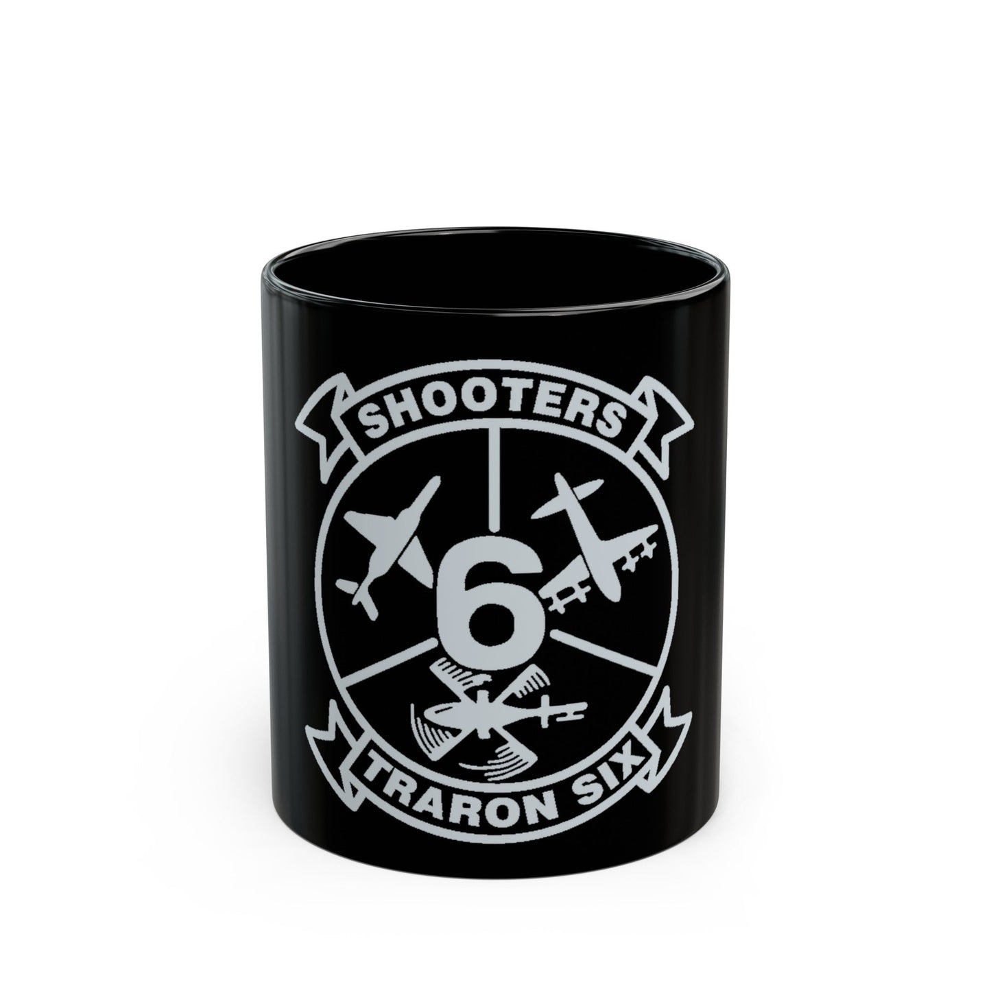 VT 6 TRARON VT6 Shooters (U.S. Navy) Black Coffee Mug-11oz-The Sticker Space