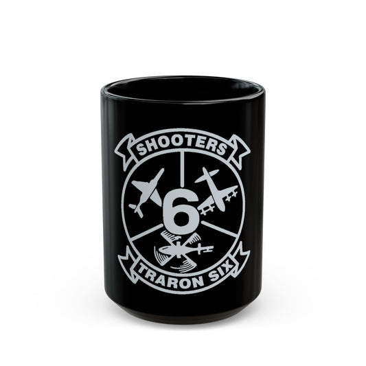 VT 6 TRARON VT6 Shooters (U.S. Navy) Black Coffee Mug-15oz-The Sticker Space