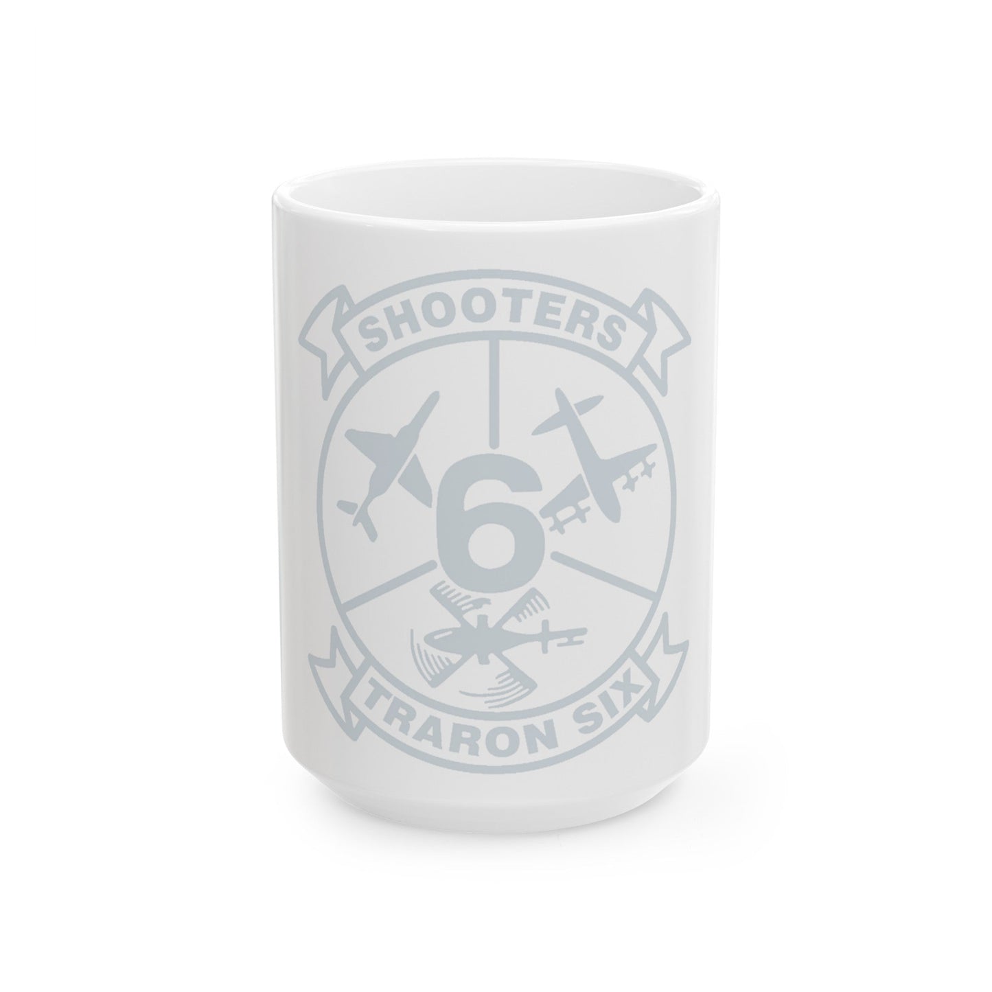 VT 6 TRARON VT6 Shooters (U.S. Navy) White Coffee Mug-15oz-The Sticker Space