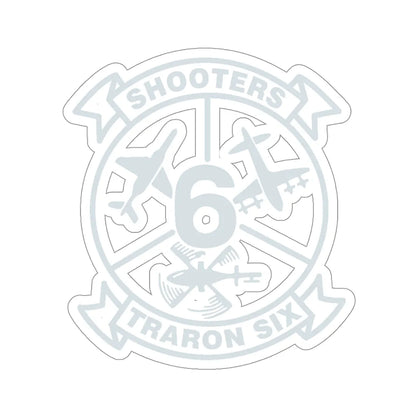VT 6 TRARON VT6 Shooters (U.S. Navy) STICKER Vinyl Die-Cut Decal 4 Inch - The Sticker Space