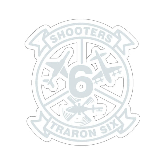 VT 6 TRARON VT6 Shooters (U.S. Navy) STICKER Vinyl Die-Cut Decal 6 Inch - The Sticker Space