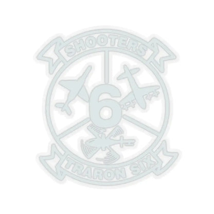 VT 6 TRARON VT6 Shooters (U.S. Navy) STICKER Vinyl Kiss-Cut Decal 2 Inch Transparent - The Sticker Space