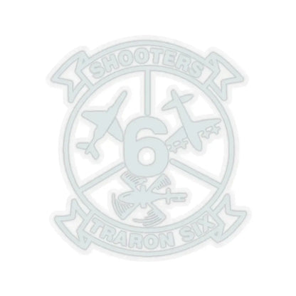 VT 6 TRARON VT6 Shooters (U.S. Navy) STICKER Vinyl Kiss-Cut Decal 6 Inch Transparent - The Sticker Space