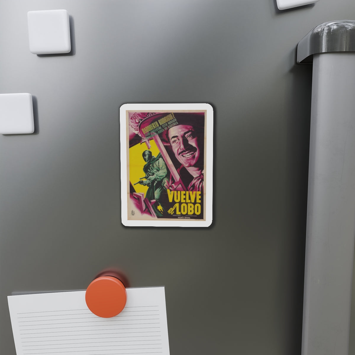 VUELVE EL LOBO 1952 Movie Poster - Refrigerator Magnet-The Sticker Space