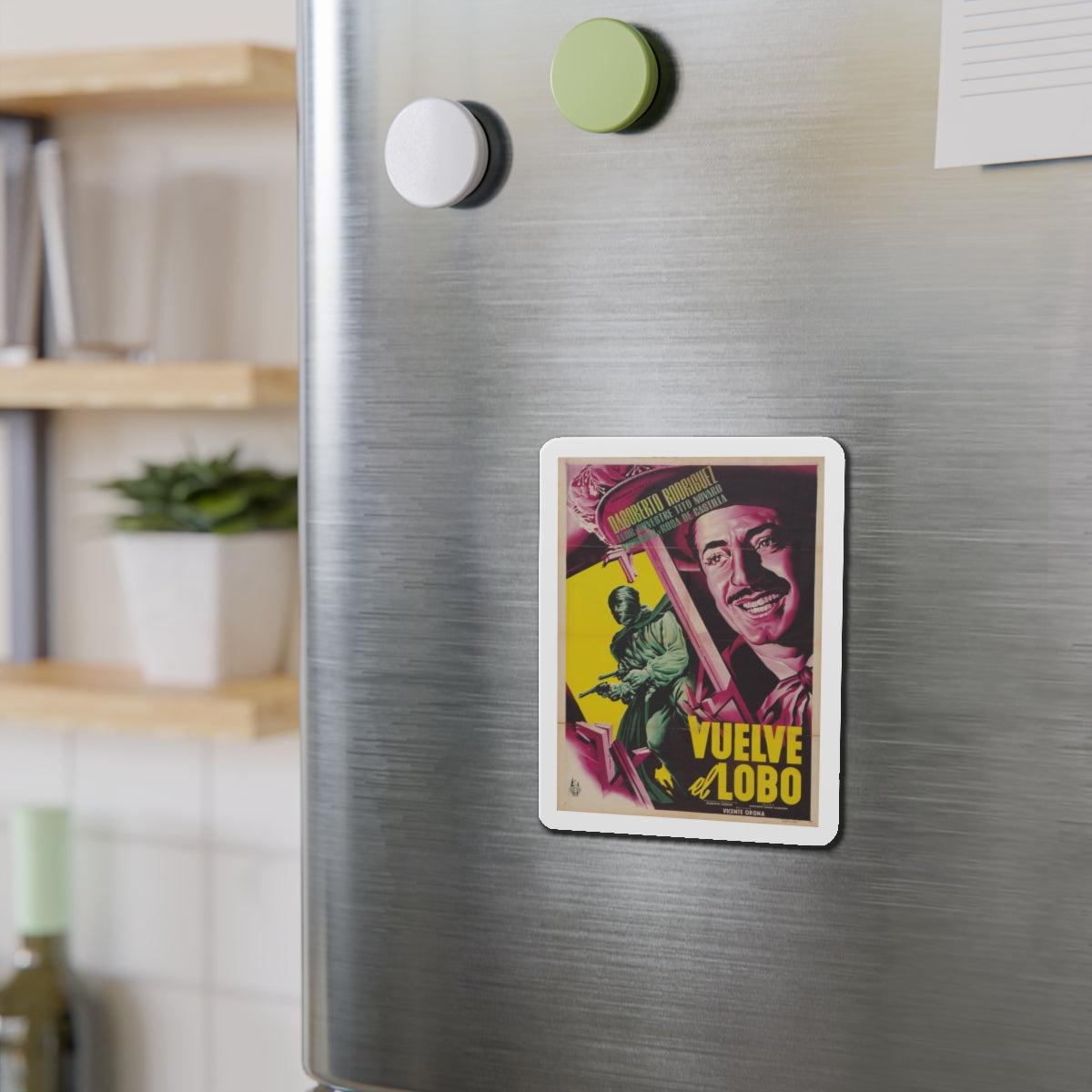 VUELVE EL LOBO 1952 Movie Poster - Refrigerator Magnet-The Sticker Space