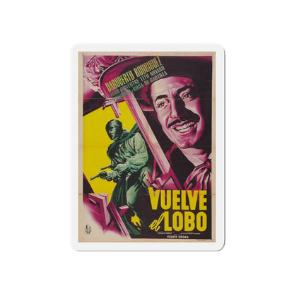 VUELVE EL LOBO 1952 Movie Poster - Refrigerator Magnet-5" x 5"-The Sticker Space