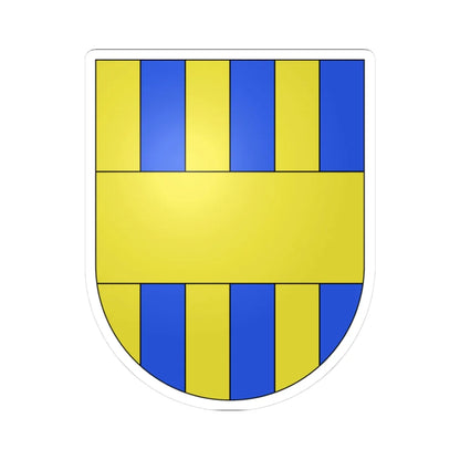 Vufflens-le-Chateau-coat of arms (Switzerland) (Coat of Arms) STICKER Vinyl Kiss-Cut Decal 3 Inch White - The Sticker Space