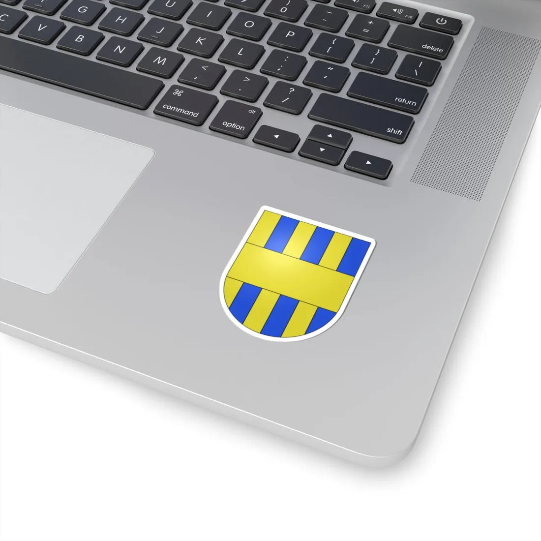 Vufflens-le-Chateau-coat of arms (Switzerland) (Coat of Arms) STICKER Vinyl Kiss-Cut Decal - The Sticker Space