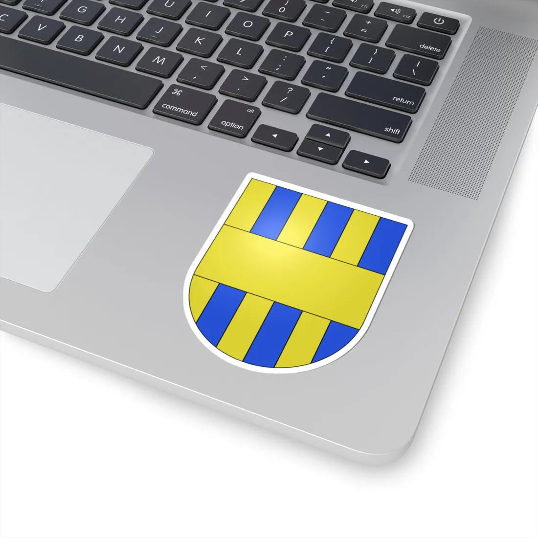 Vufflens-le-Chateau-coat of arms (Switzerland) (Coat of Arms) STICKER Vinyl Kiss-Cut Decal - The Sticker Space