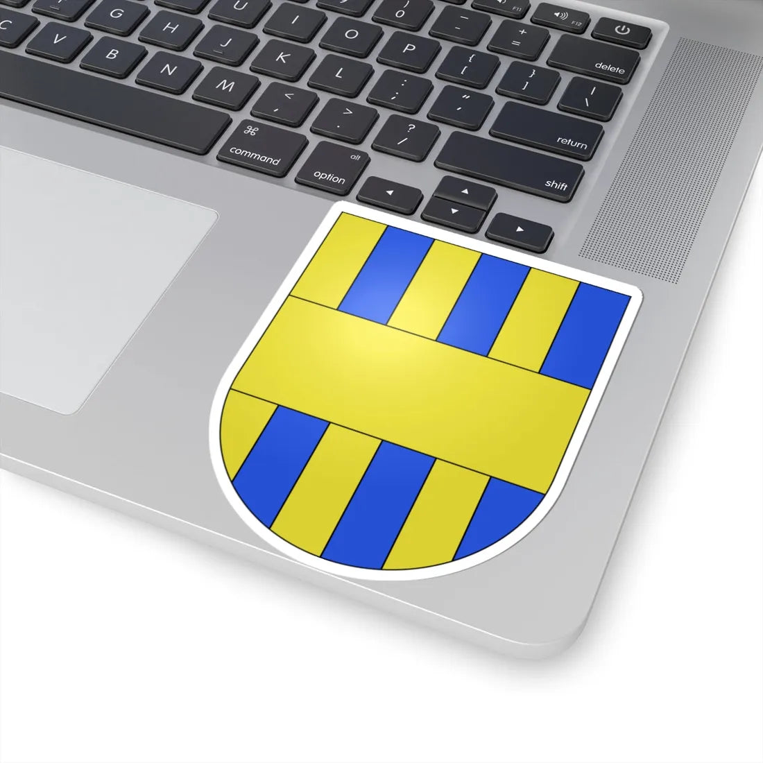 Vufflens-le-Chateau-coat of arms (Switzerland) (Coat of Arms) STICKER Vinyl Kiss-Cut Decal - The Sticker Space