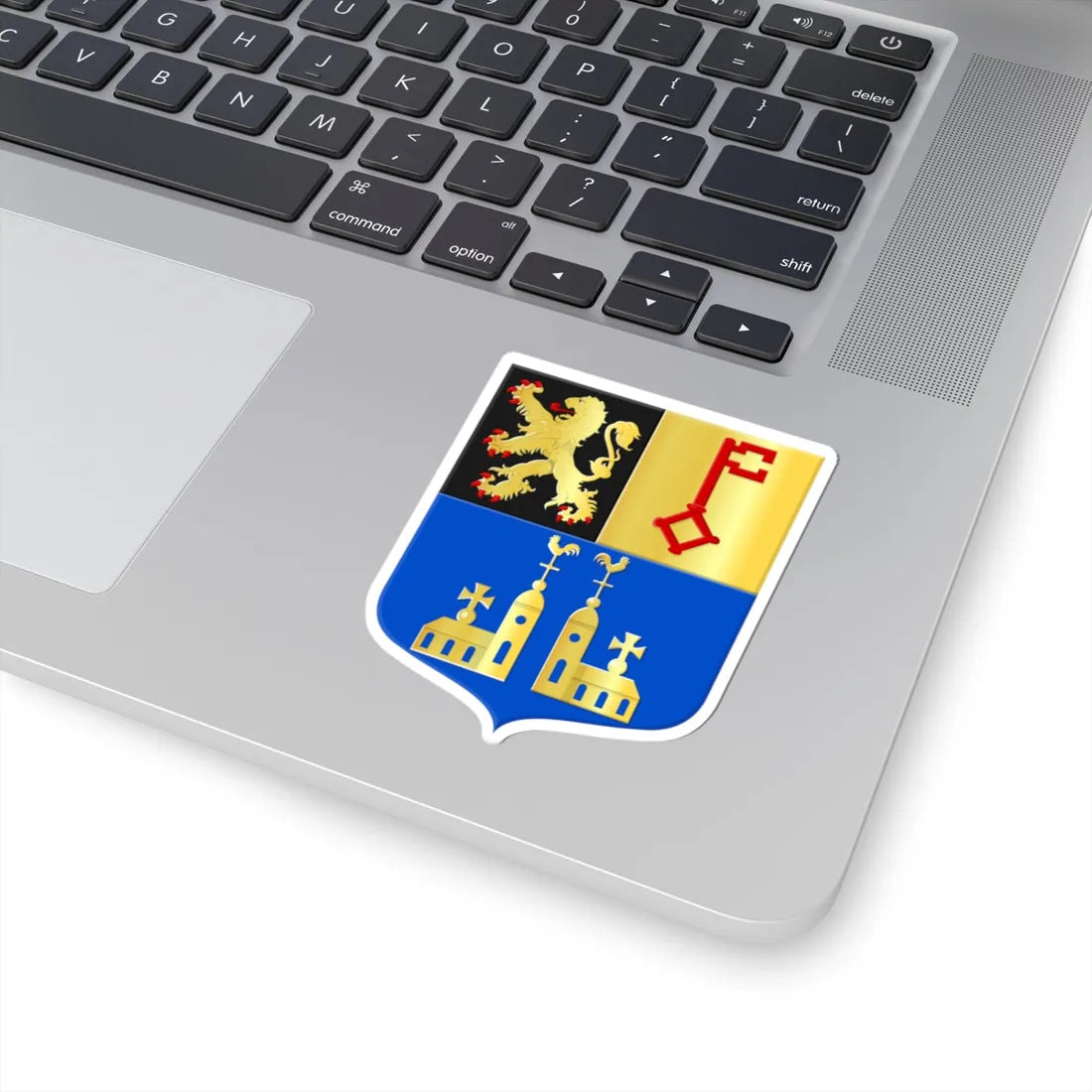 Vught wapen (Netherlands) (Coat of Arms) STICKER Vinyl Kiss-Cut Decal - The Sticker Space