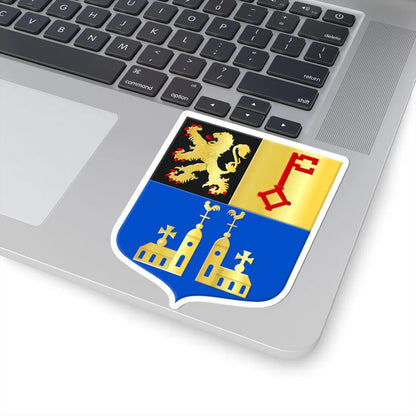 Vught wapen (Netherlands) (Coat of Arms) STICKER Vinyl Kiss-Cut Decal - The Sticker Space