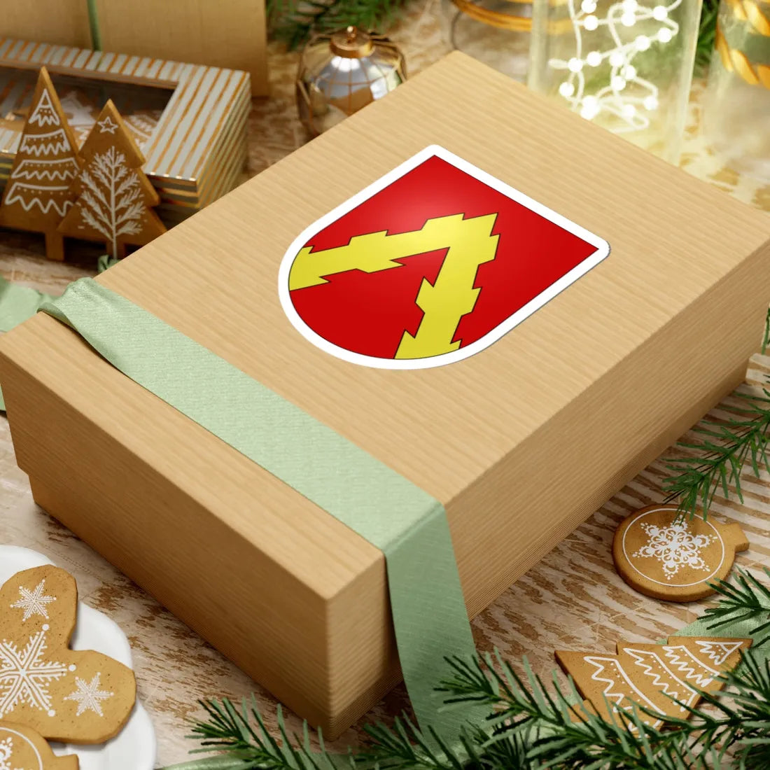 Vuissens-coat of arms (Switzerland) (Coat of Arms) STICKER Vinyl Kiss-Cut Decal - The Sticker Space