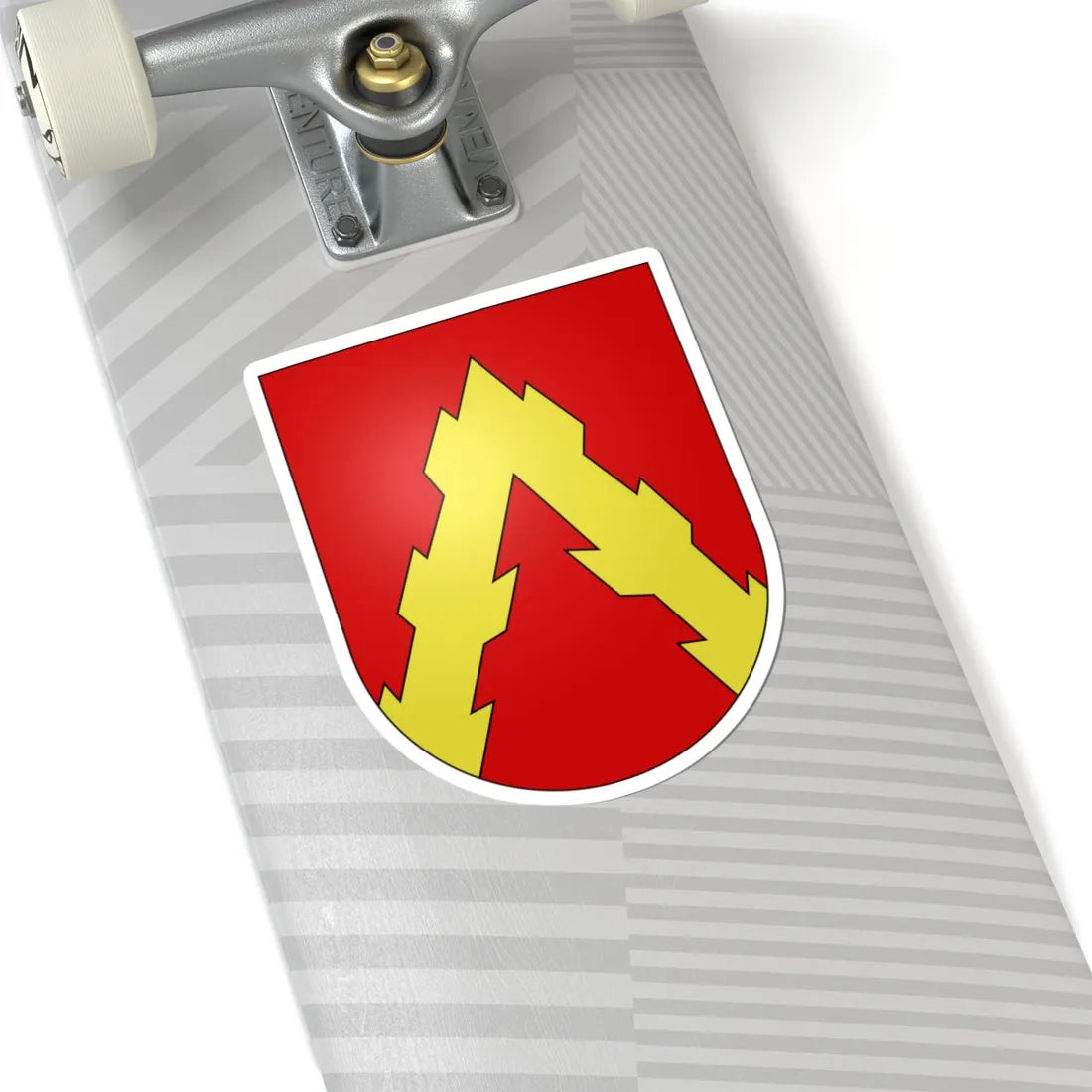 Vuissens-coat of arms (Switzerland) (Coat of Arms) STICKER Vinyl Kiss-Cut Decal - The Sticker Space