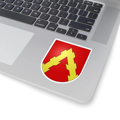 Vuissens-coat of arms (Switzerland) (Coat of Arms) STICKER Vinyl Kiss-Cut Decal - The Sticker Space